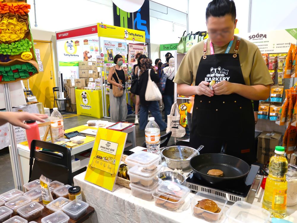 パンケーキ実演